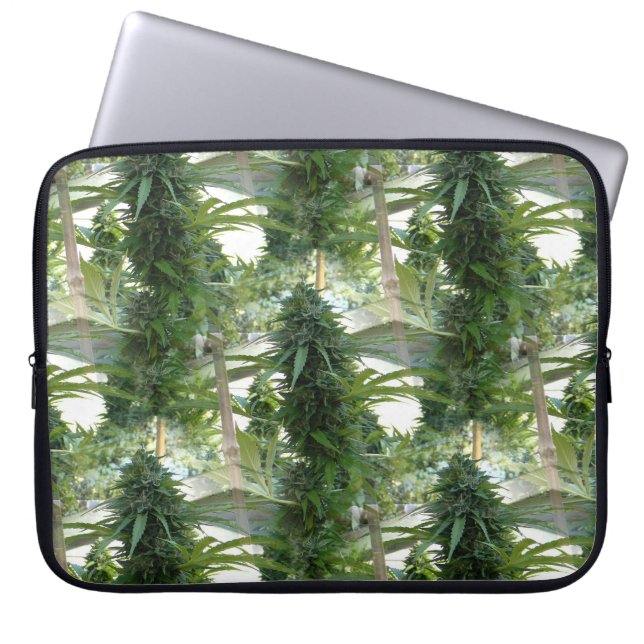 Funda Para Portátil Hermoso sueño azul florido... (Frente)