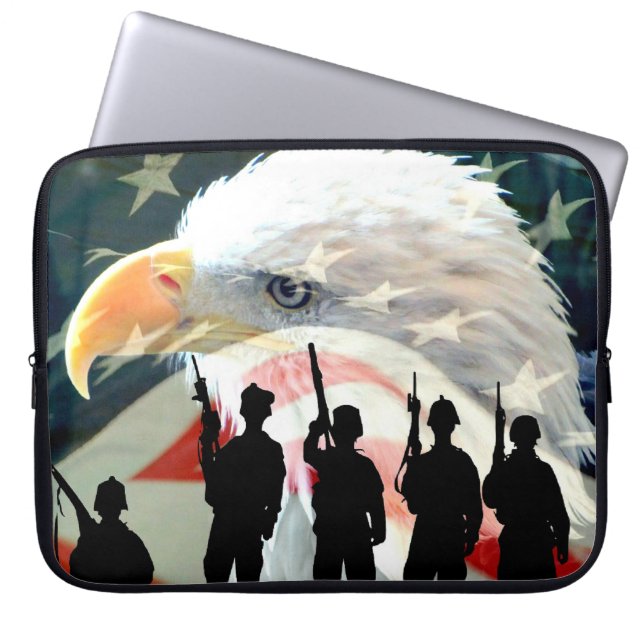 Funda Para Portátil Héroe americano (Frente)