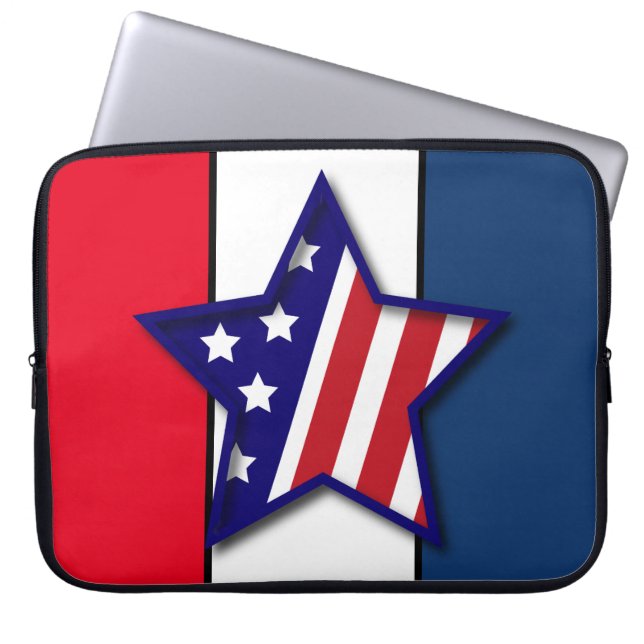 Funda Para Portátil Héroe americano (Frente)