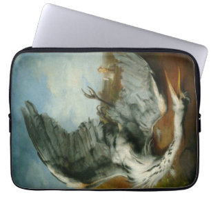 Funda Para Portátil Heron herido (por George Frederick Watts)