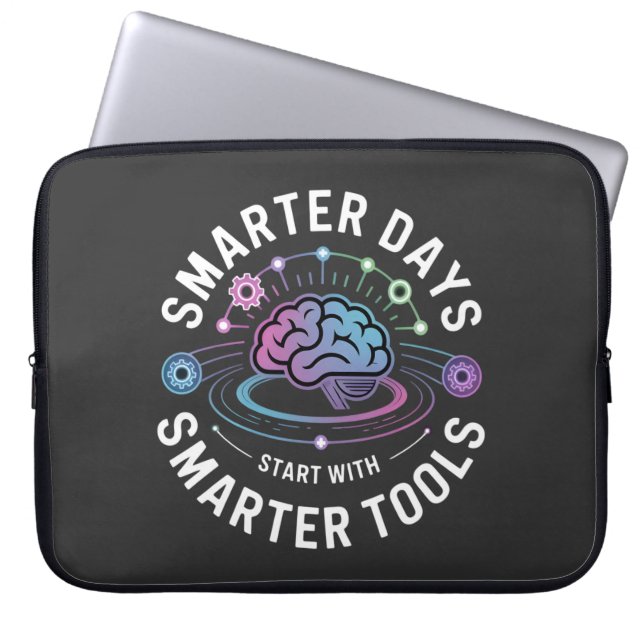 Funda Para Portátil Herramientas inteligentes de inteligencia artifici (Frente)