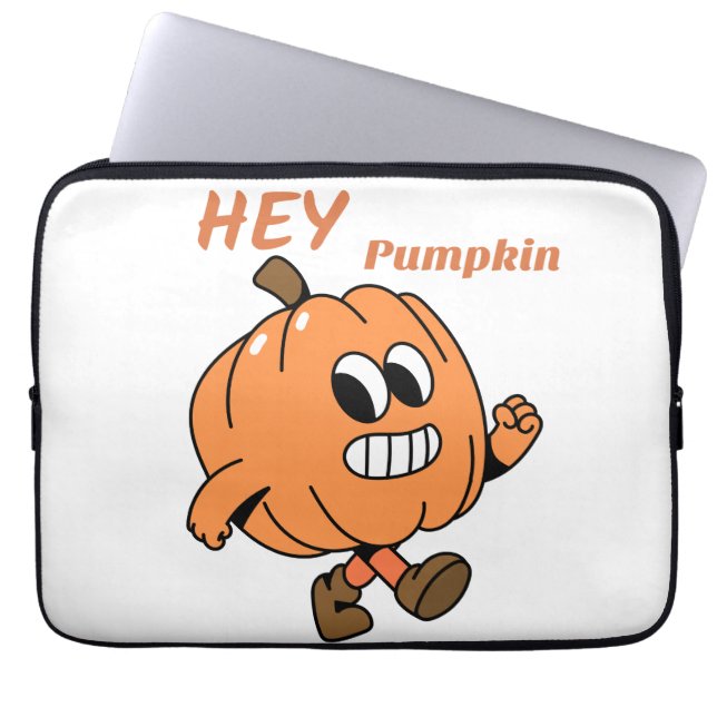 Funda Para Portátil Hey Calabaza (Frente)