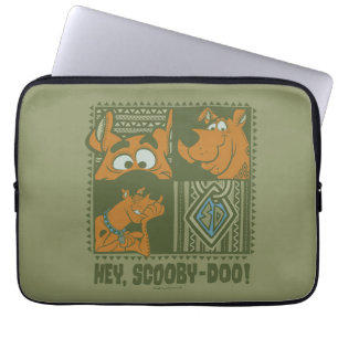 Funda Para Portátil Hey Scooby-Doo Tribal Square Graphic