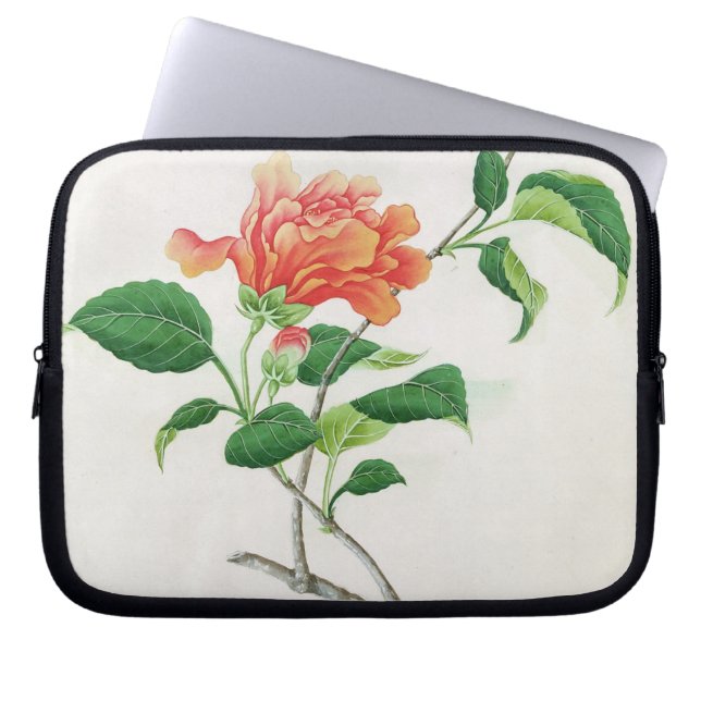 Funda Para Portátil Hibisco (Frente)