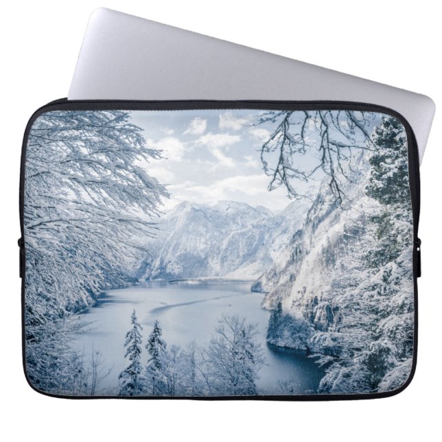 Funda Para Portátil Hielo y nieve | Lago Königssee, Alemania (Frente)