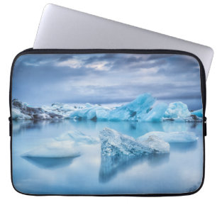 Funda Para Portátil Hielo y nieve Laguna Jokulsarlon, Islandia