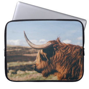 FUNDA PARA PORTÁTIL HIGHLAND COW