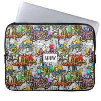 Hip Hop Graffiti personalizado monograma mangas pa