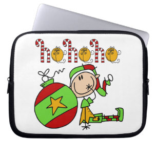 Funda Para Portátil Ho Ho Ho Ho Holiday Cute Festividad Elf