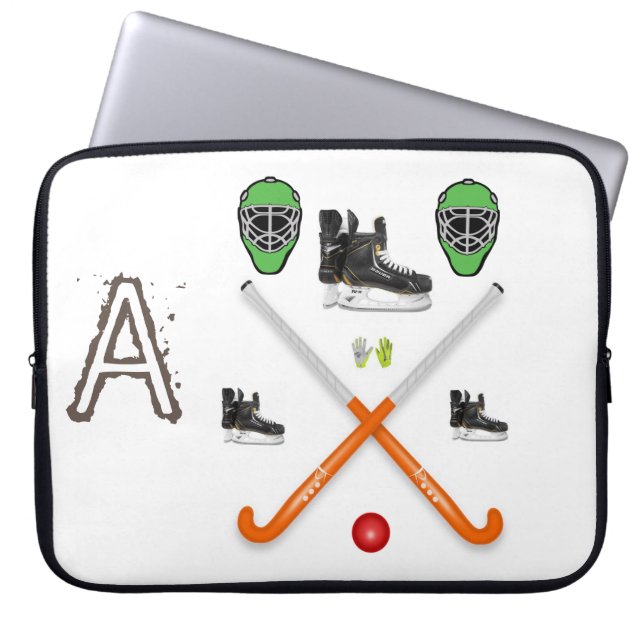 Funda Para Portátil Hockey sobre manga de portátiles (Frente)