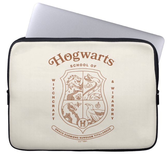 Funda Para Portátil HOGWARTS™ School of Witchcraft and Wizardry Crest (Frente)