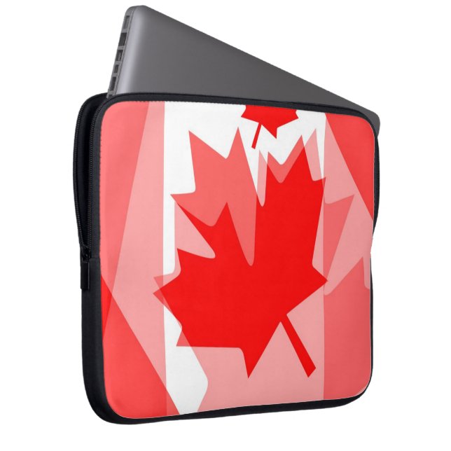 Funda Para Portátil Hoja de Arce Rojo Canadiense Estilo Capas CANADÁ (Anverso derecho)