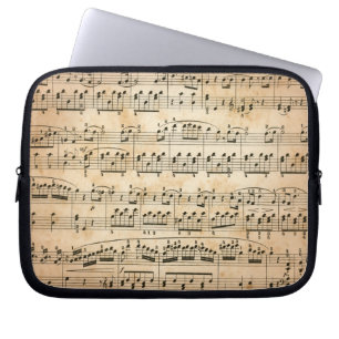 Funda Para Portátil Hoja de música