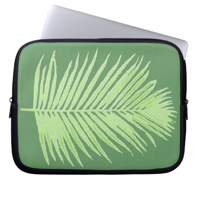 Funda Para Portátil hoja de palmera (Frente)