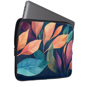 Funda Para Portátil Hojas abstractas coloridas