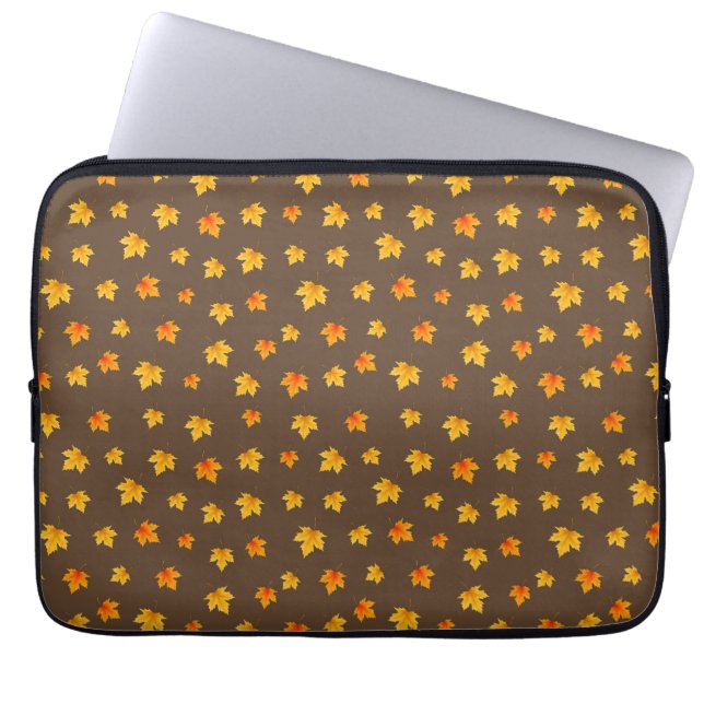 Funda Para Portátil Hojas de arce de otoño (Frente)