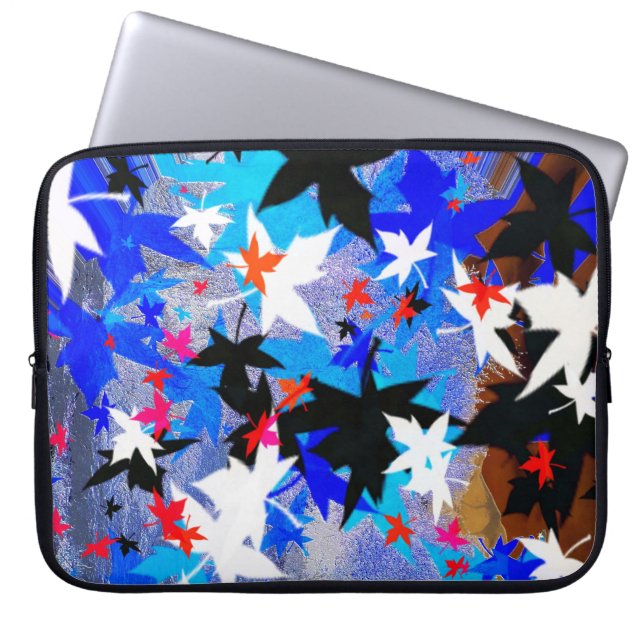 Funda Para Portátil Hojas de arte lunar (Frente)