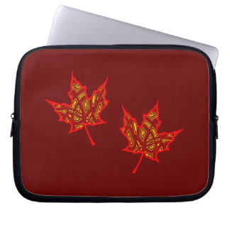 Funda Para Portátil Hojas de Fuego