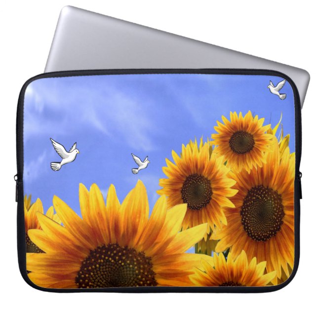 Funda Para Portátil Hojas de girasol para Ipad (Frente)