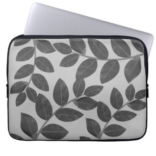 Funda Para Portátil Hojas de laurel modernas y elegantes