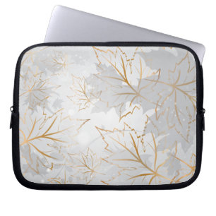 Funda Para Portátil Hojas de oro 3