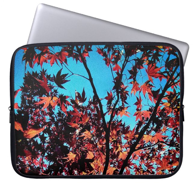Funda Para Portátil Hojas de otoño (Frente)