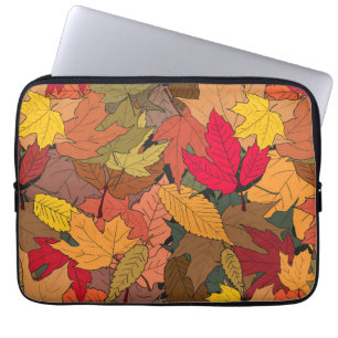 Funda Para Portátil Hojas de otoño coloridas