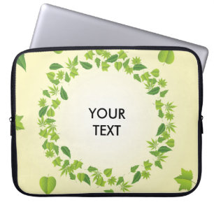 Funda Para Portátil Hojas de primavera