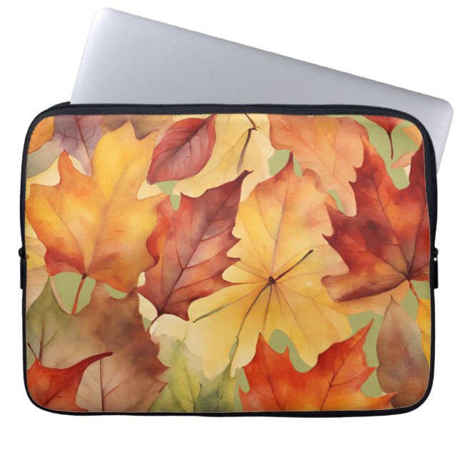 Funda Para Portátil Hojas otoñales (Frente)