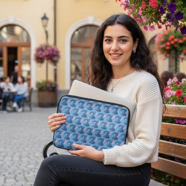 Funda Para Portátil Hojas para portátiles Stitch (Subido por el creador)