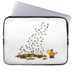 Funda Para Portátil hojas que caen