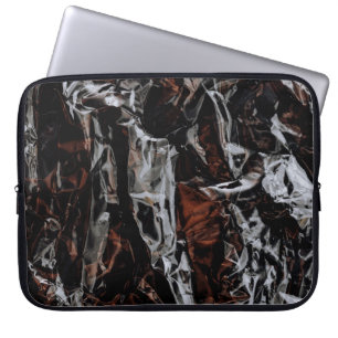 Funda Para Portátil Hojas secas marrones y blancas