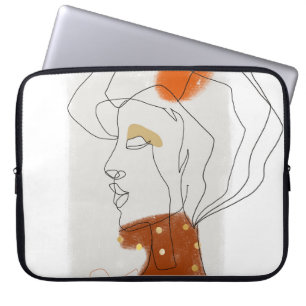 Funda Para Portátil Hojas Tropicales, Diseño De Patrones Sin Marea.
