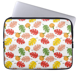 Funda Para Portátil Hojas y calabazas