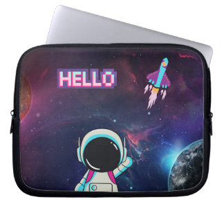 Funda Para Portátil "Hola desde el espacio"