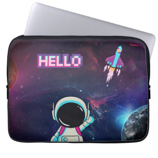 Funda Para Portátil "Hola desde el espacio"