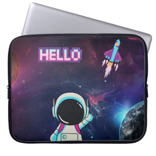 Funda Para Portátil "Hola desde el espacio"
