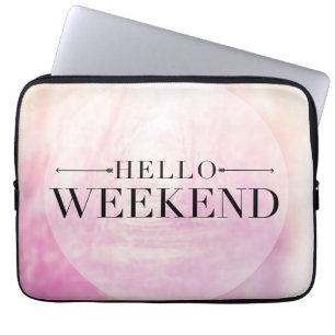 Funda Para Portátil Hola fin de semana