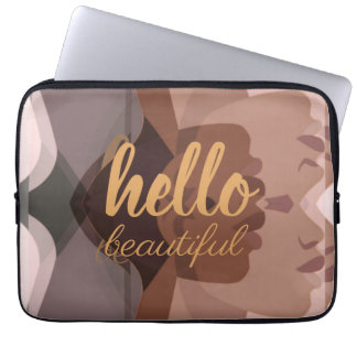 Funda Para Portátil "Hola hermosa"