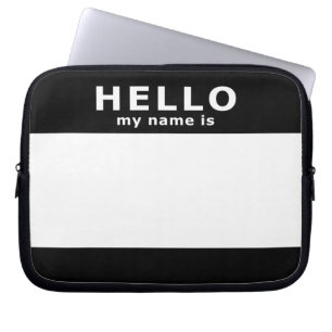 Funda Para Portátil hola mi nombre es