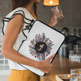 Funda Para Portátil Hola otoño