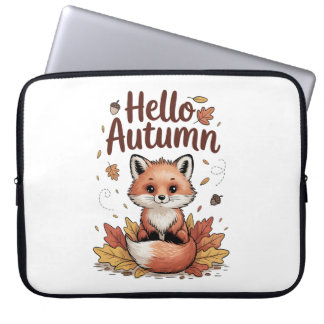 Funda Para Portátil Hola Otoño