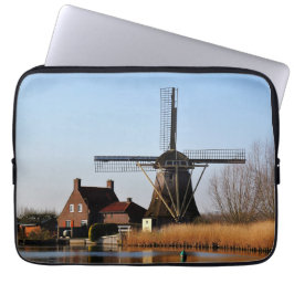 Funda Para Portátil Hollandse Molen aan de waterkant.