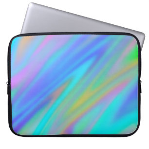 Funda Para Portátil Holograma lujoso de lujo azul violeta