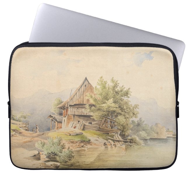 Funda Para Portátil Holzhütte am See - Carl Lafite (Frente)