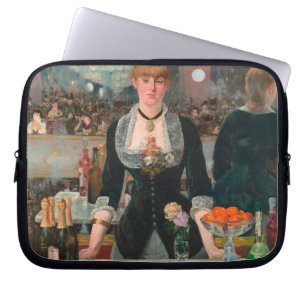 Funda Para Portátil Hombre de bar parisino malhumorado Manet Un bar en