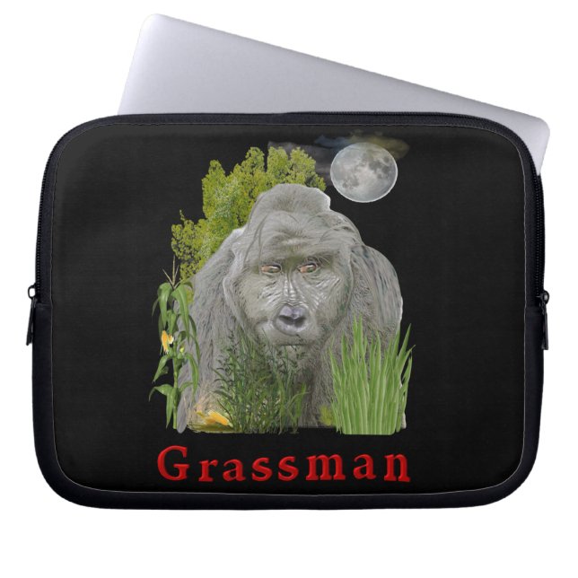 Funda Para Portátil Hombre de hierba (Frente)