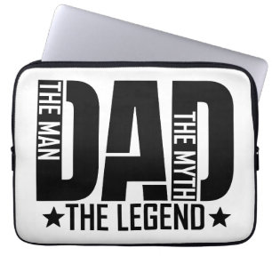 Funda Para Portátil Hombre de leyenda de papá