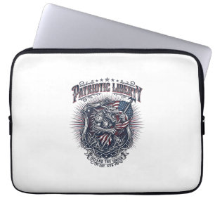 Funda Para Portátil Hombre lobo patriota Patriota Horror Monstruo Patr