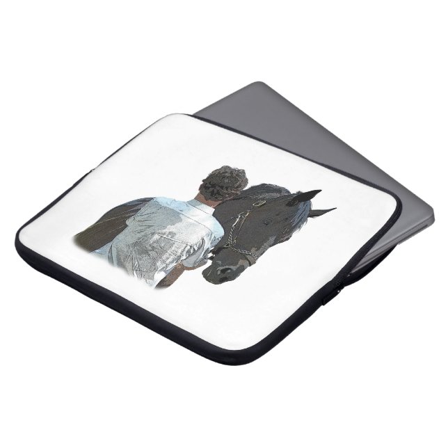 Funda Para Portátil Hombre sujetando la manga del portátil ligero para (Superior anverso)